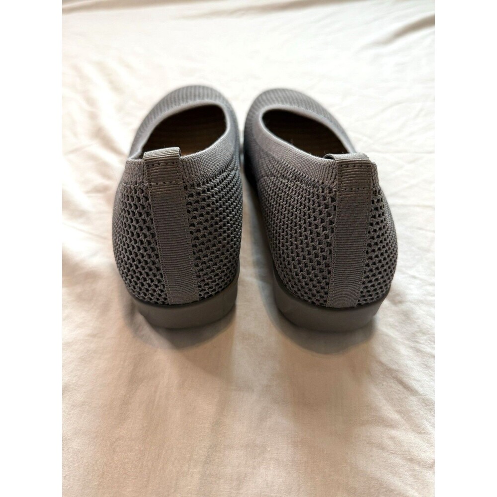 Propet Yen Womens Knit Shoe Size 8.5 Gray Casual Comfort Slip On Flat NWOB - Picture 4 of 7